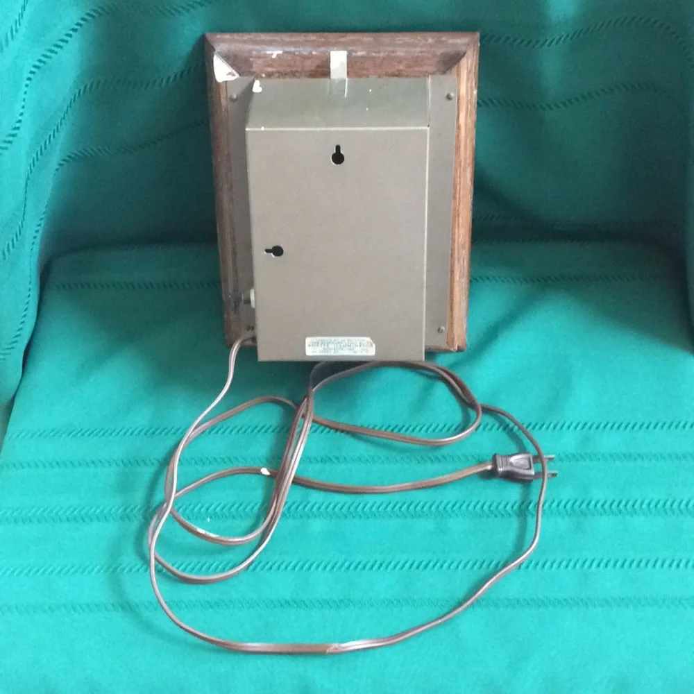 Vintage Moviette Inc Vuette Illuminator Electric Light Up Negative Picture Frame
