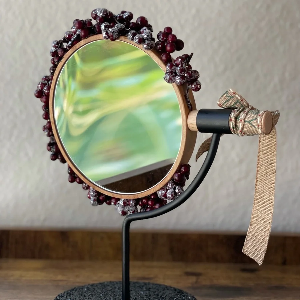 Handmade make up mirror Christmas
