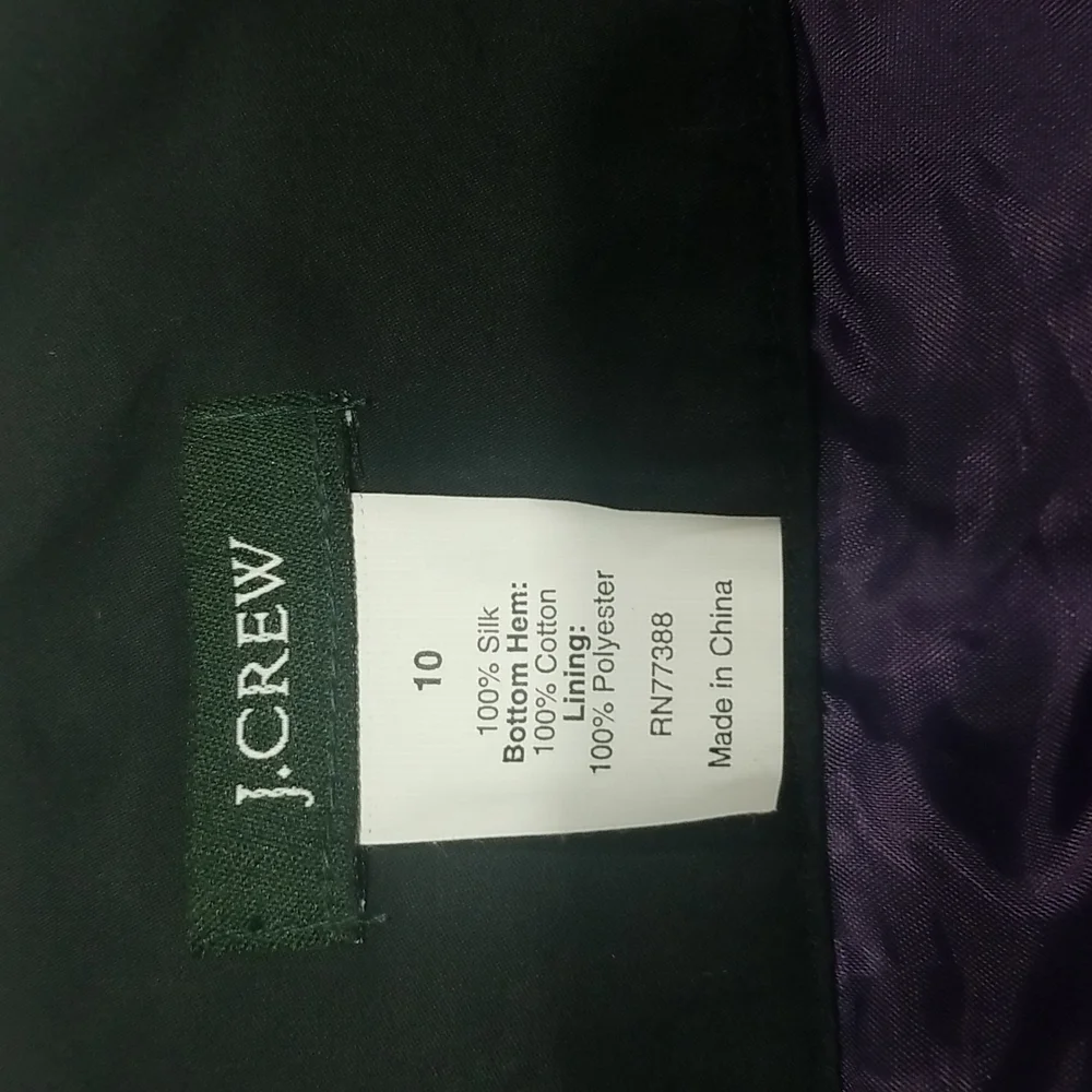 J. Crew lined side