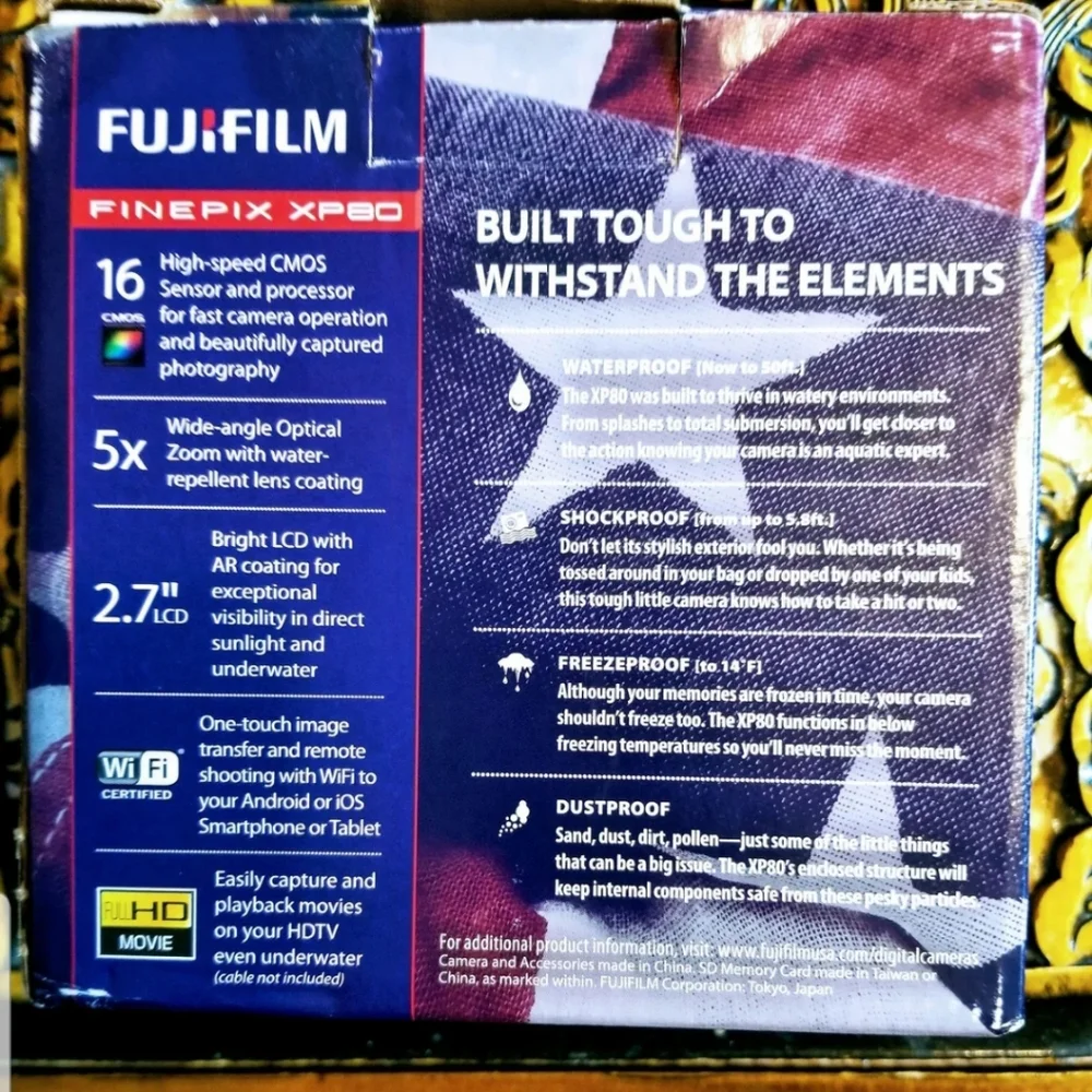 Fuji Finepix XP80 Camera