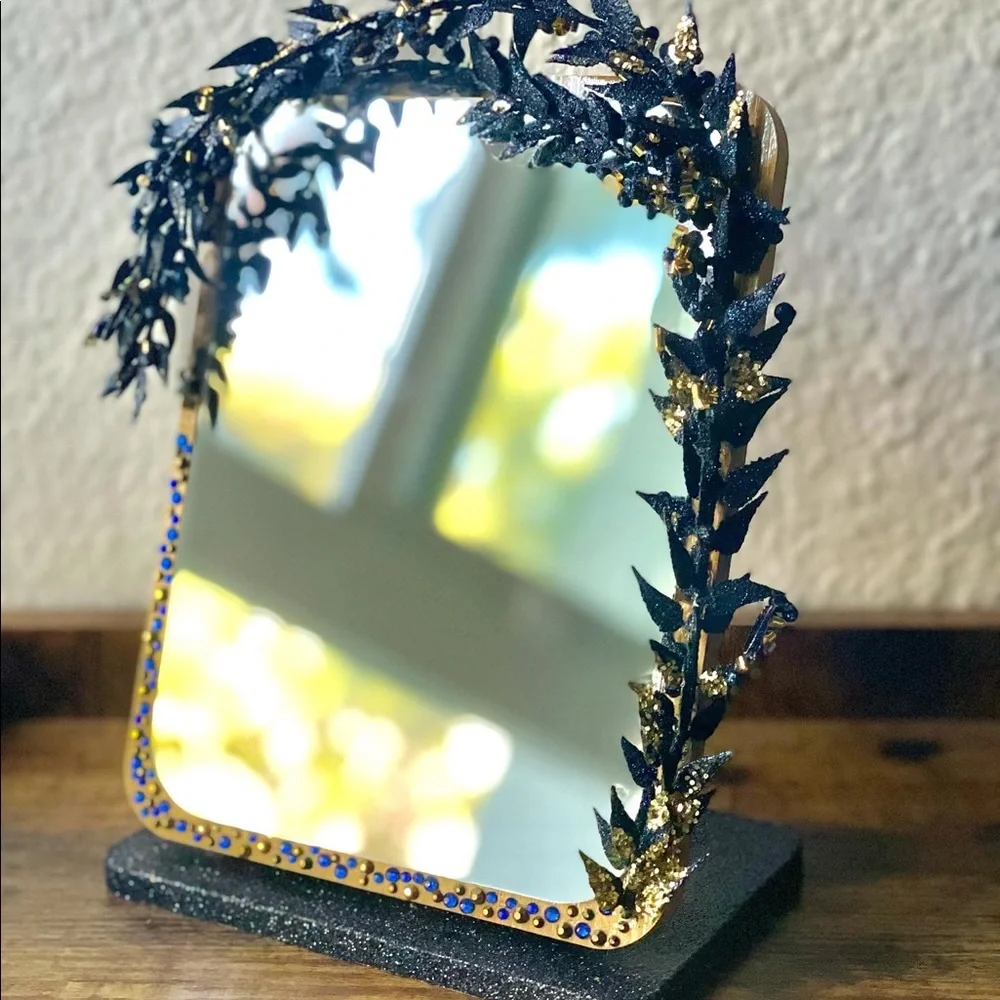 Handmade make up decorative mirror - Night