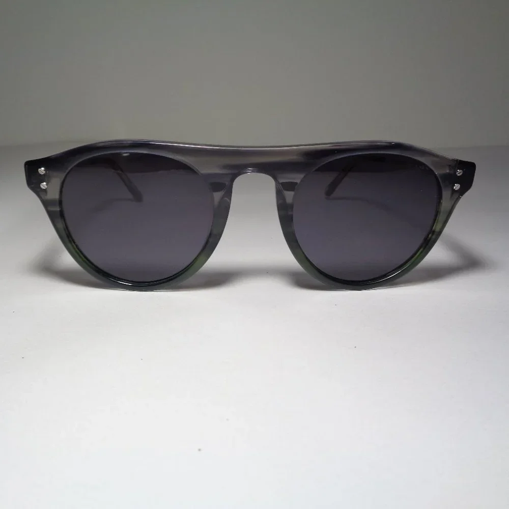 Calvin Klein CK20701S Smoke Green Gradient Horn New Men's Sunglasses