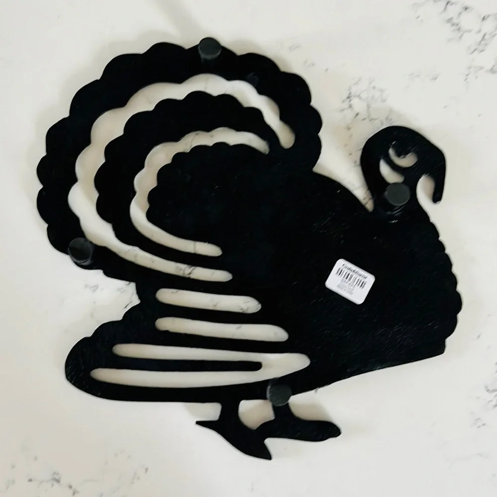 Crate&Barrel Bronze Turkey Trivet