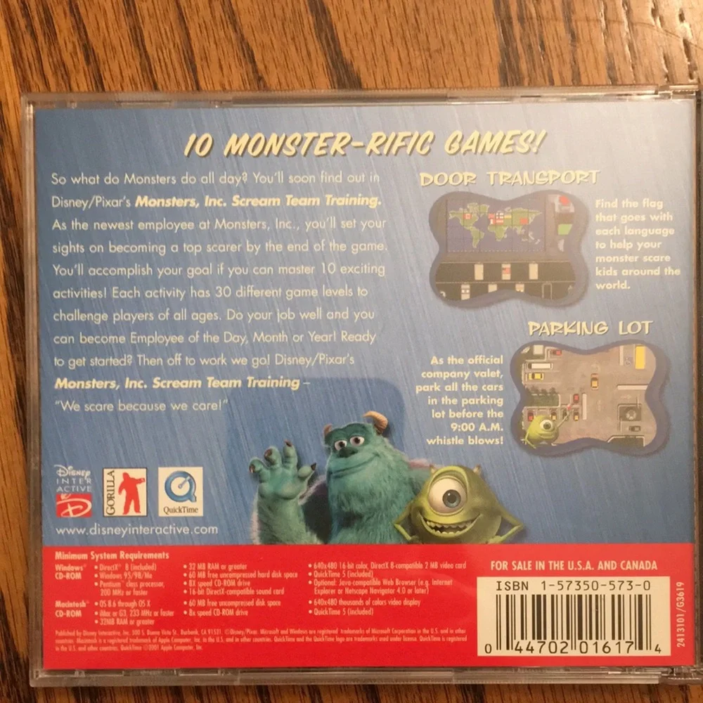 Disney vintage monster