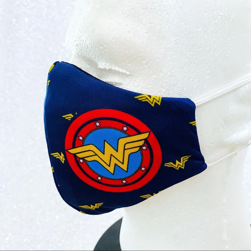 wonder woman child face mask