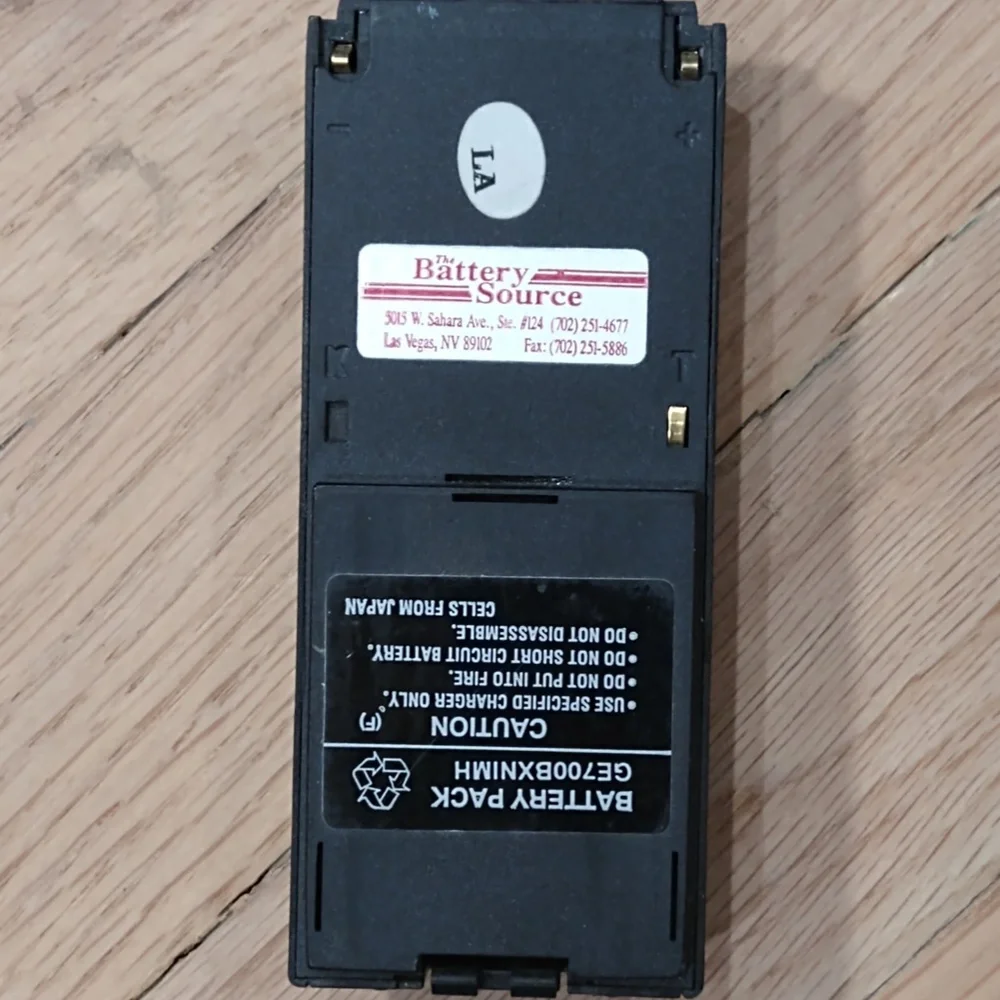 GE700BXNIMH Cell/Mobile Phone Rechargeable GE NiMh Vintage Tested Japan Battery
