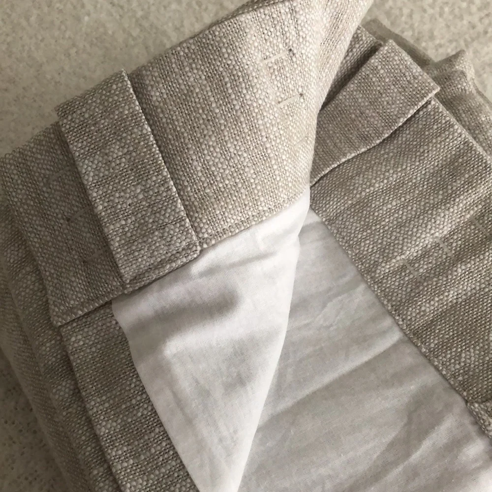 Pottery Barn Seaton 3 in 1 Pole top curtain panel in Neutral