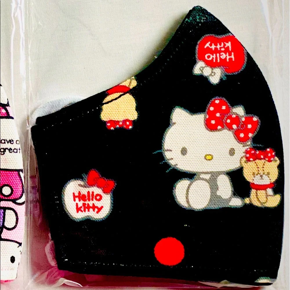 kids hello kitty face mask