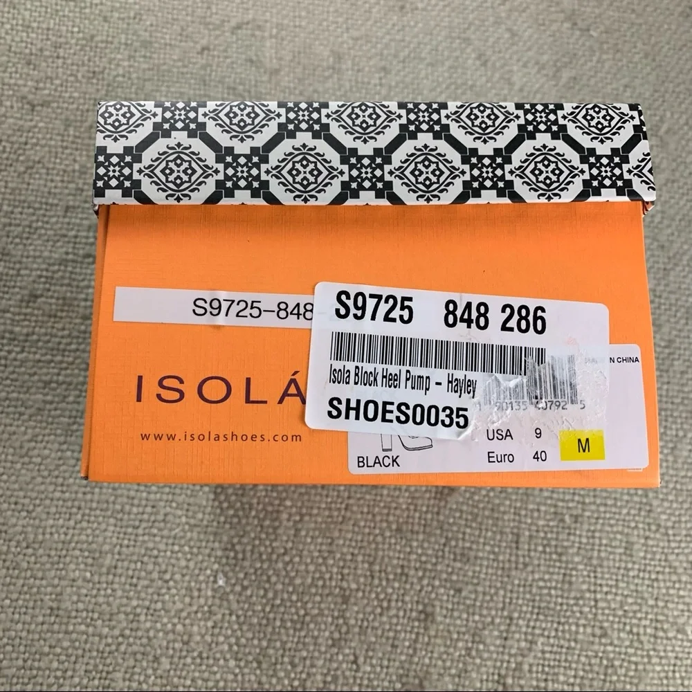 ISOLA block heel pump