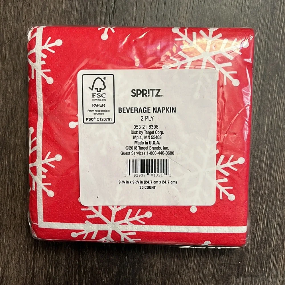 Spritz SnowFlake Napkins