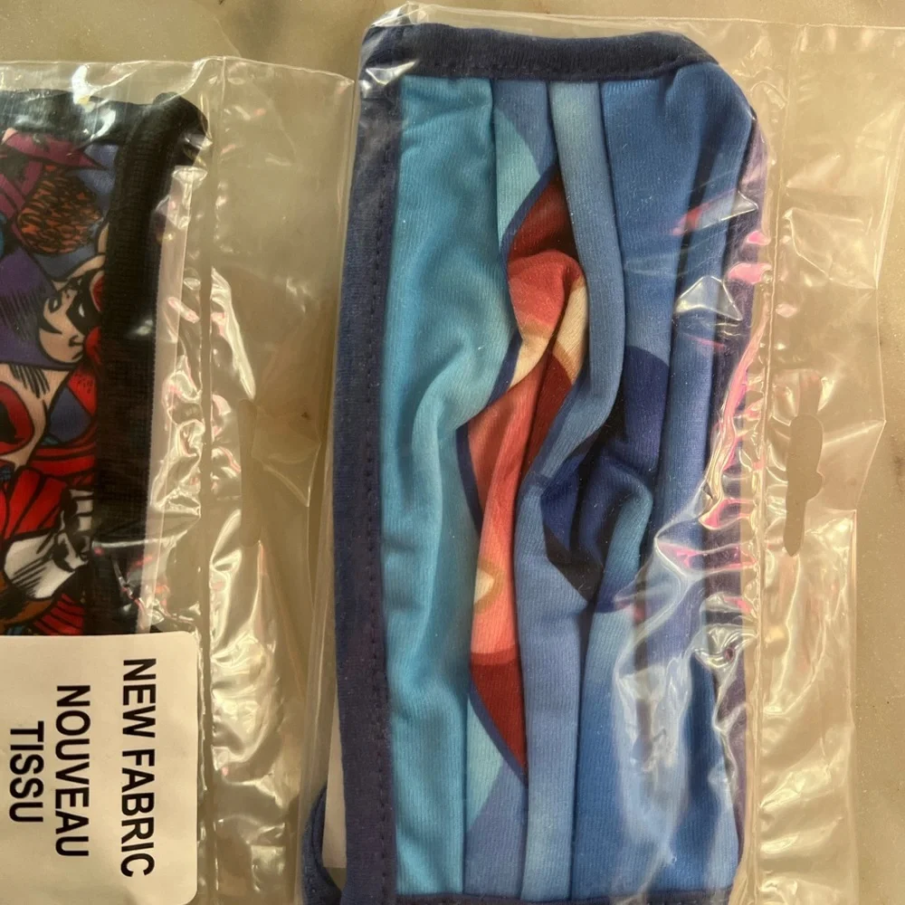 2 - Disney Kids’ Face Mask - Stitch & Avengers - Brand New in Bag
