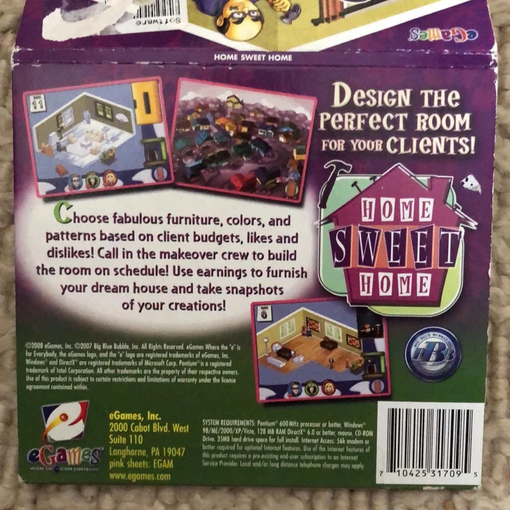 Egames design furnish