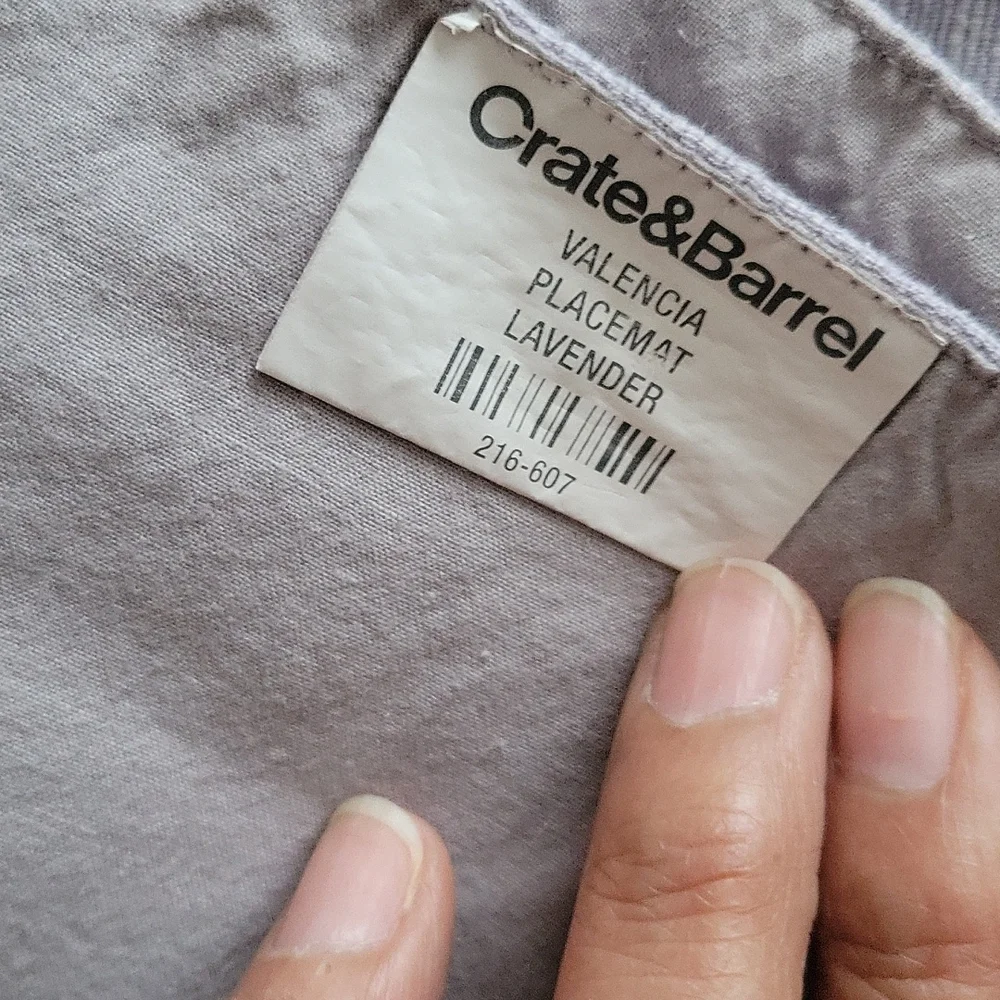 Crate&Barrel valencia placemat