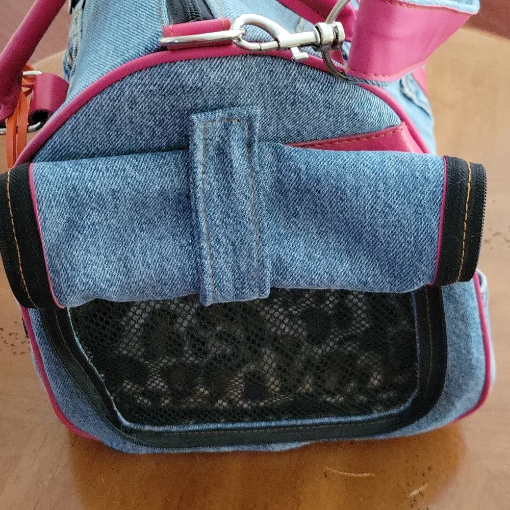 DOGGYDOLLY USA DENIM JEANS (LEVIS) PET CARRIER