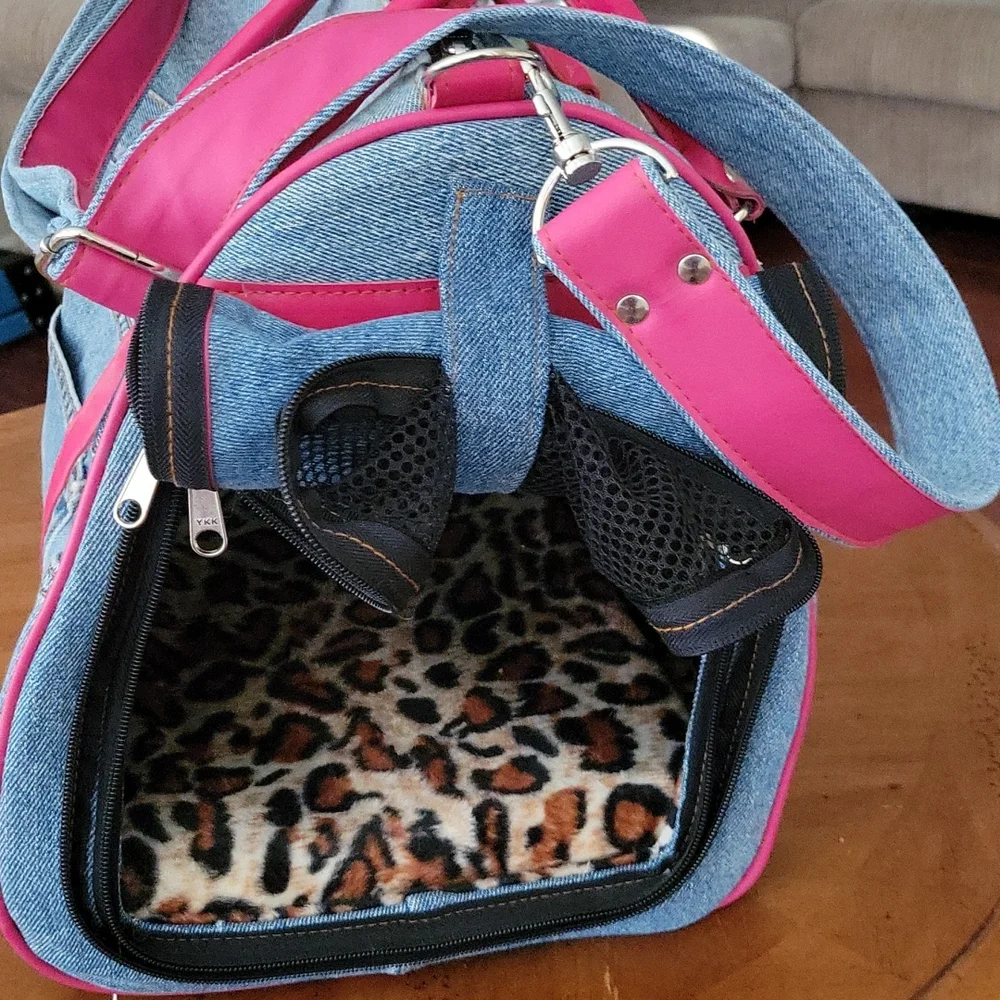 DOGGYDOLLY USA DENIM JEANS (LEVIS) PET CARRIER