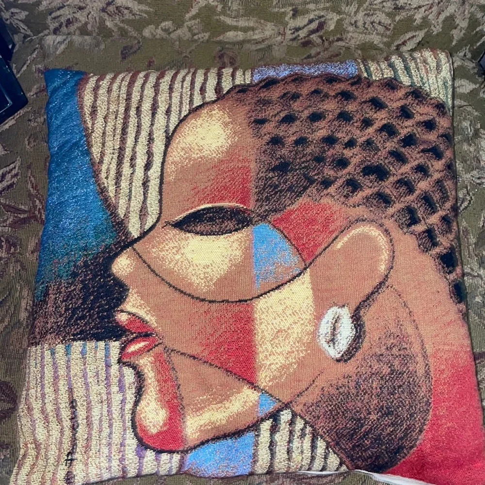 Antique Collectible Vintage. Pillow.