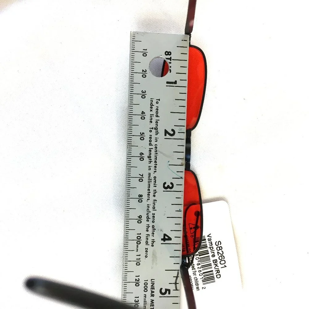Red Vampire Night Stalker Gothic Cosplay Sunglasses  NWT NOS