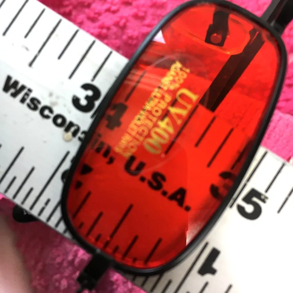 Red Vampire Night Stalker Gothic Cosplay Sunglasses  NWT NOS