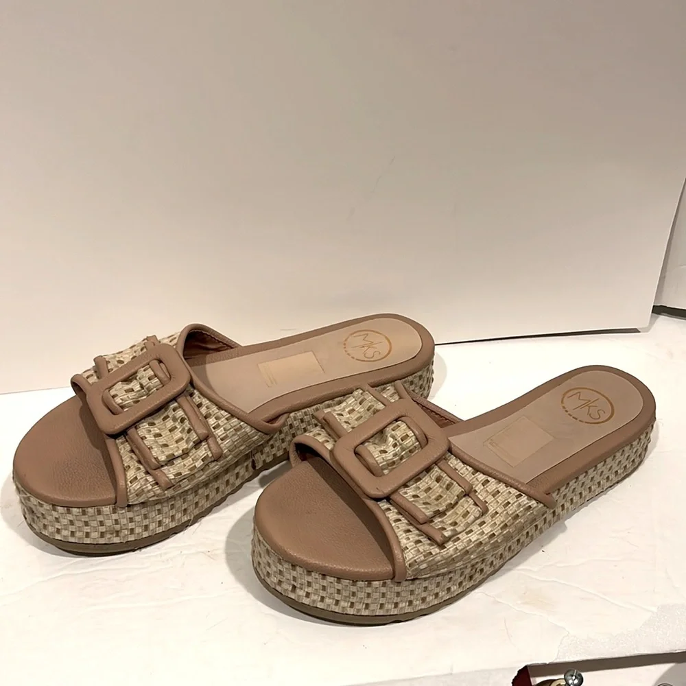 MKS Platform Sandals Sz 8