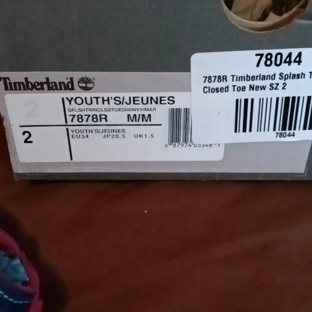 Timberland size boys