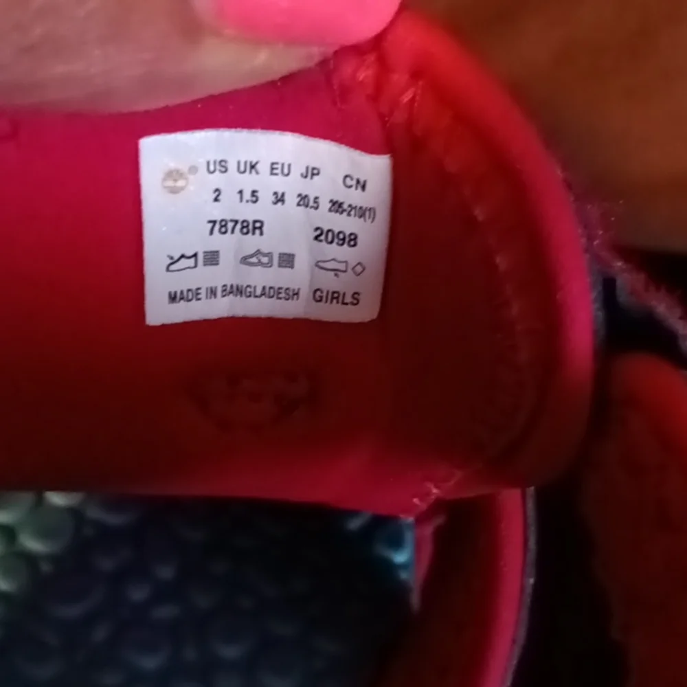 Timberland size boys