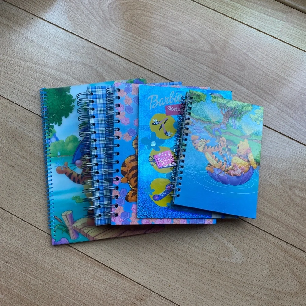 Y2K Vintage pooh notebooks