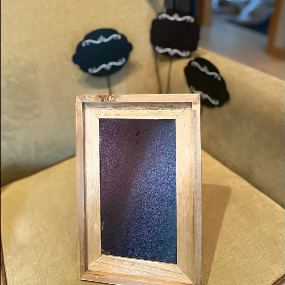 5 piece Wedding / graduation items chalkboards