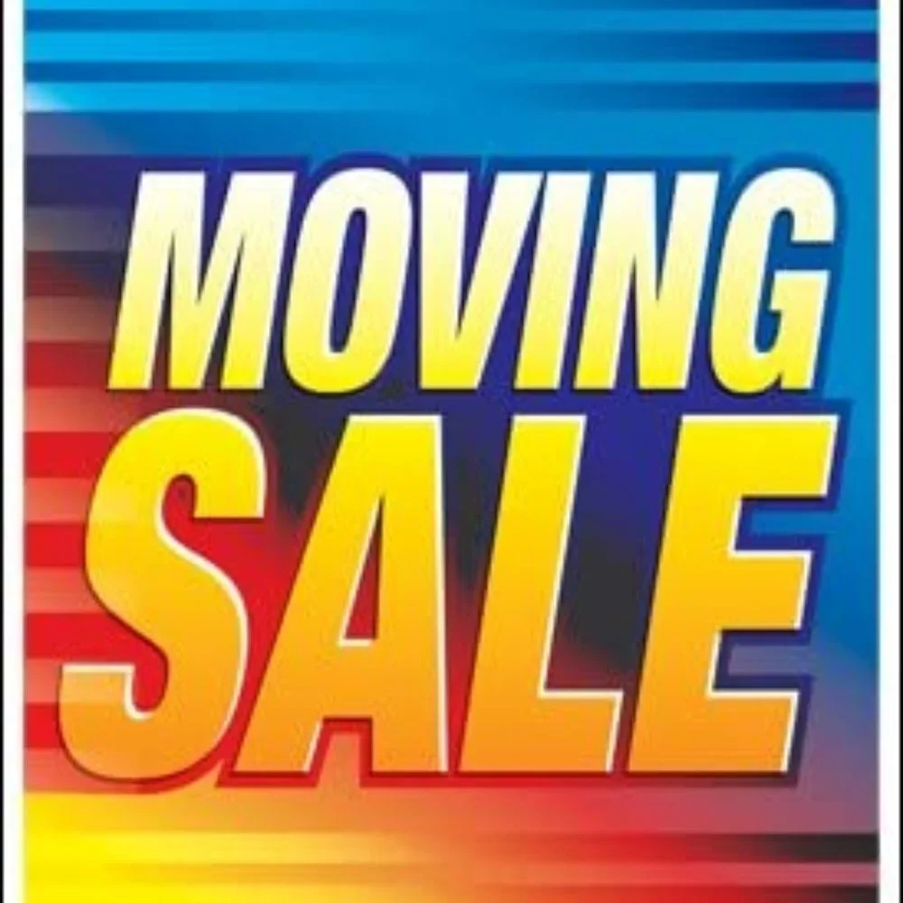 Moving Sale Poster