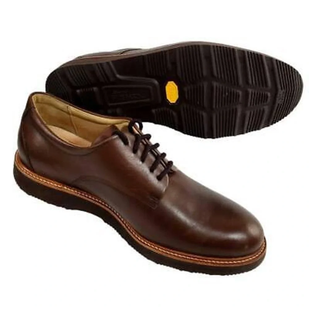 Samuel Hubbard Founder Men's Chestnut Brown Oxford M2100-041 Size 8 Vibram