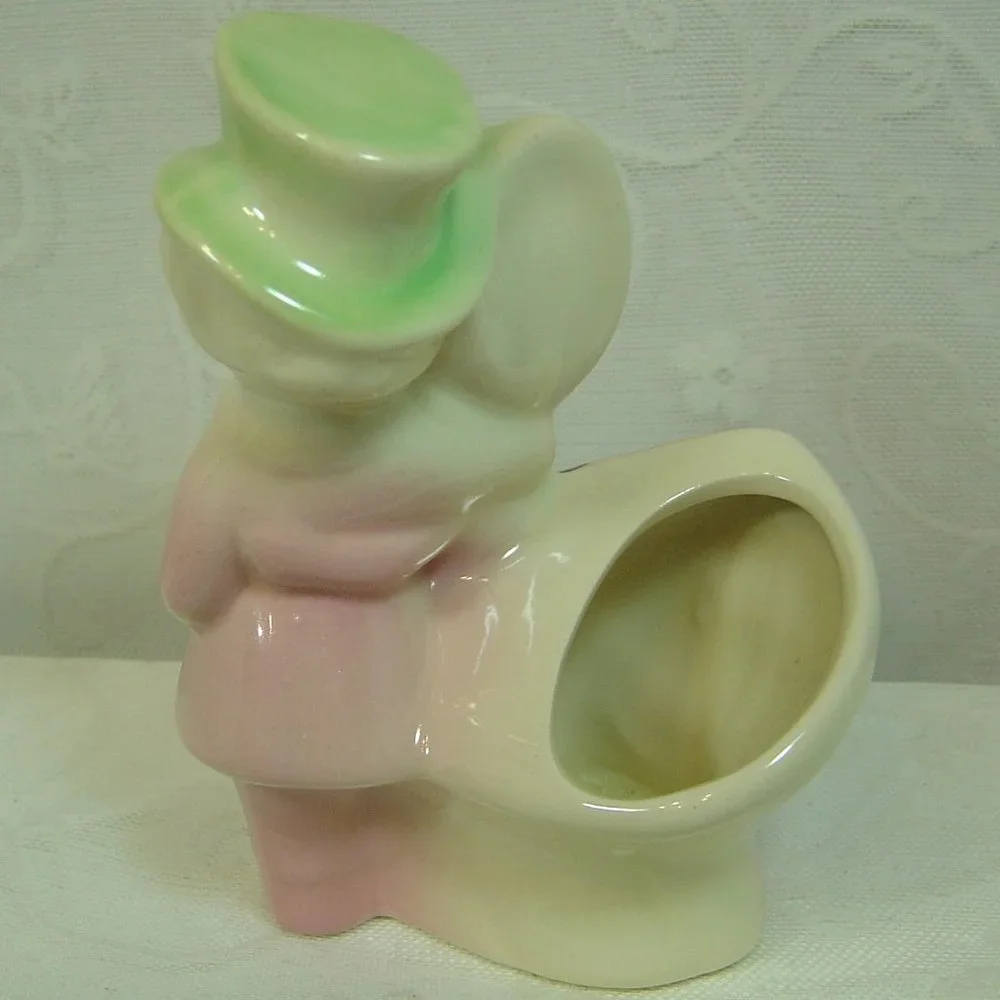 Vintage dancing couple planter or vase