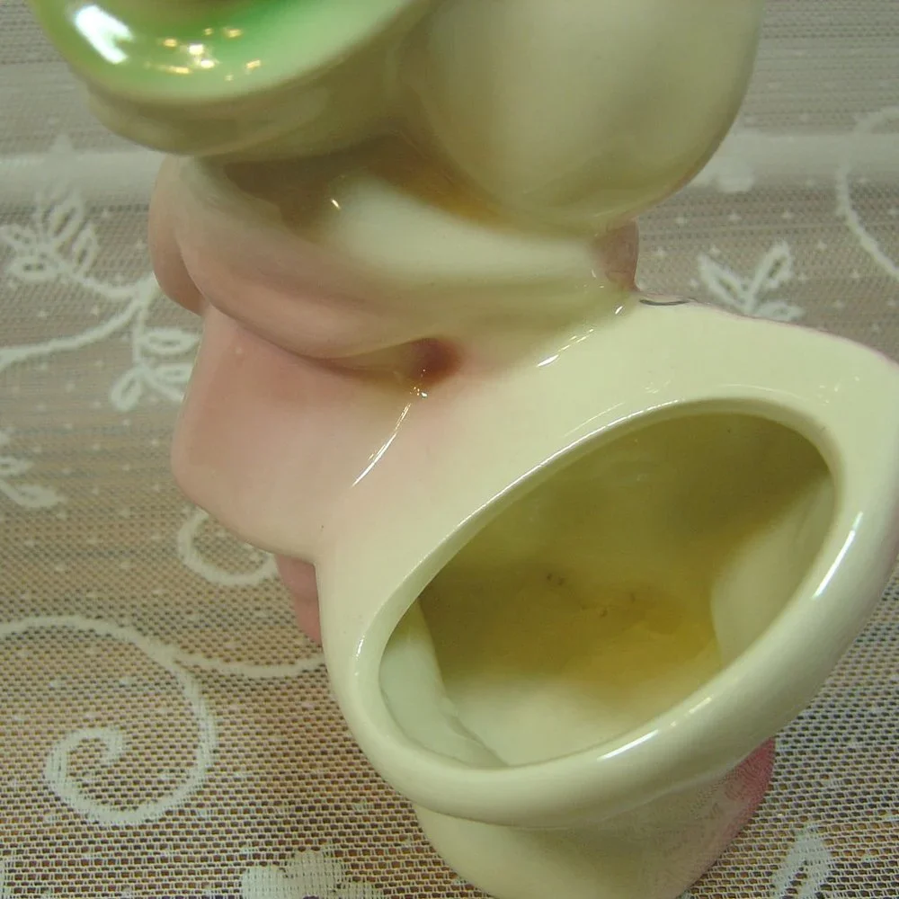 Vintage dancing couple planter or vase