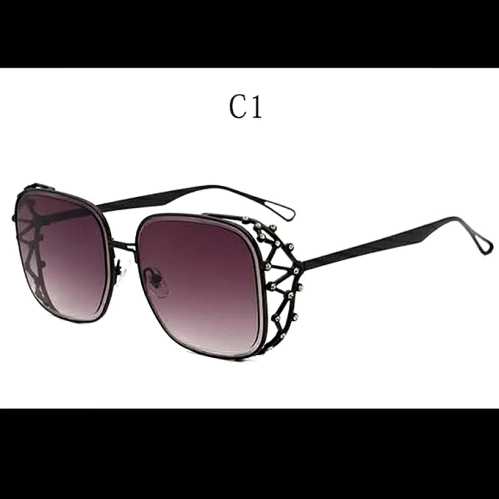 New Women's Polarized Luxury Square Oversized Sunglasses