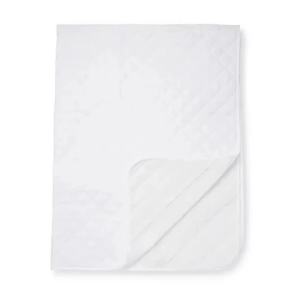 Ella Jayne Home Collection Classic Quilted TWIN XL Mattress Protector - White