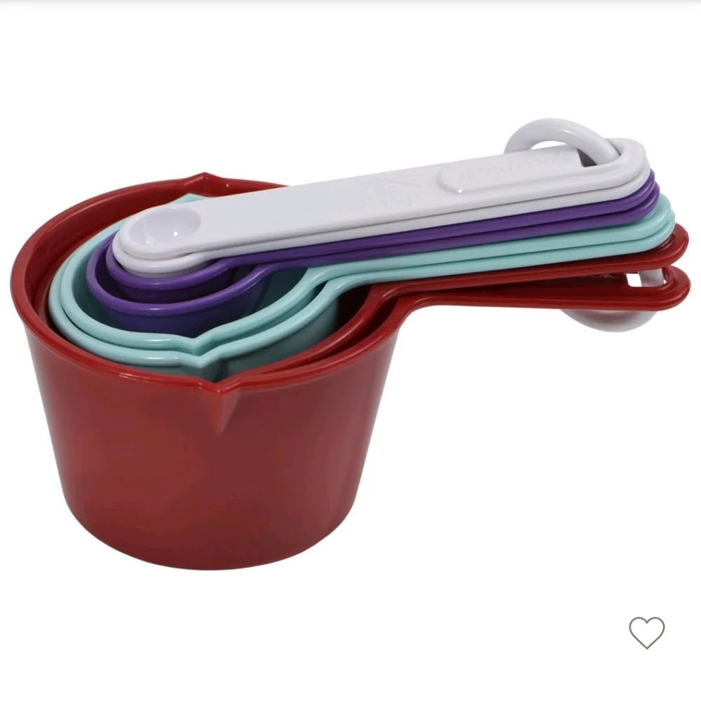 GoodCook Ready 8pc Measuring Cups & Spoon Set And GoodCook Collapsible F…