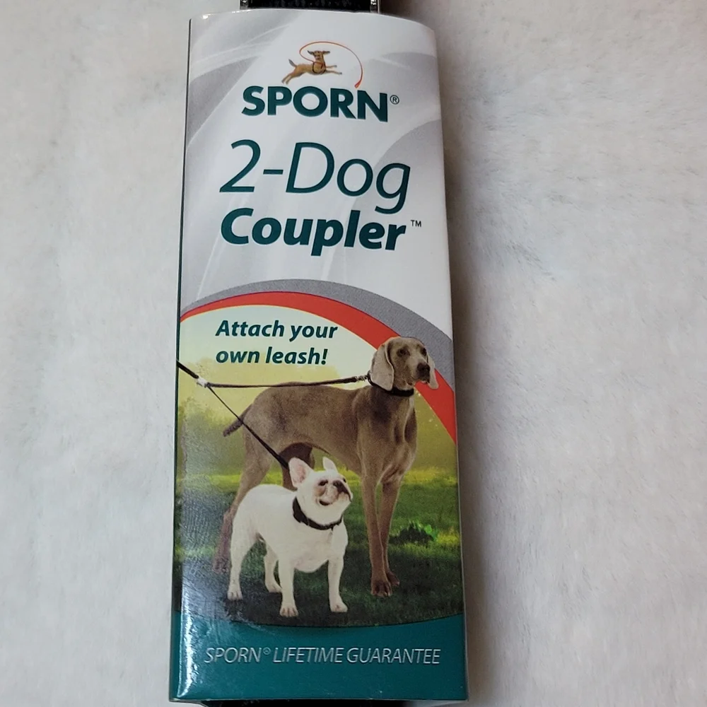 Sporn 2-Dog Coupler New With Tag