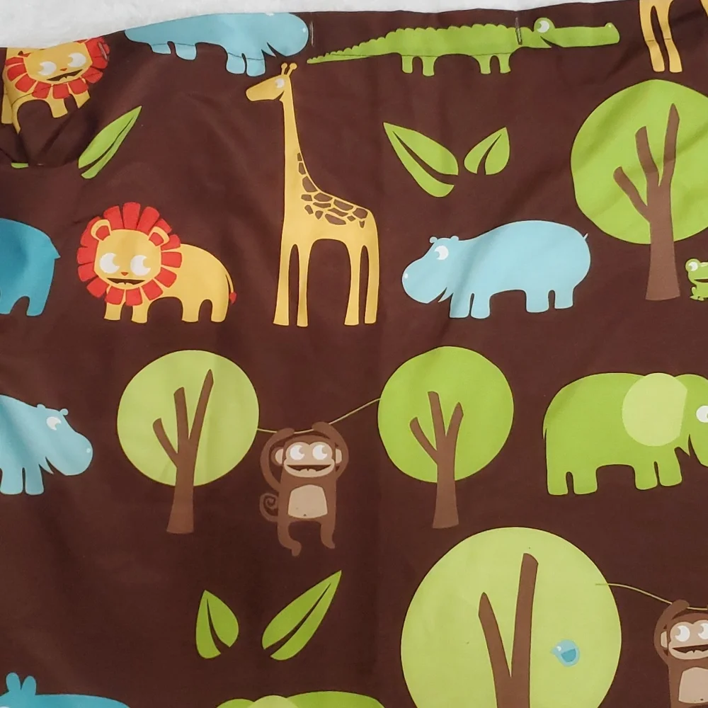 Brown Animal Print Shower Curtain