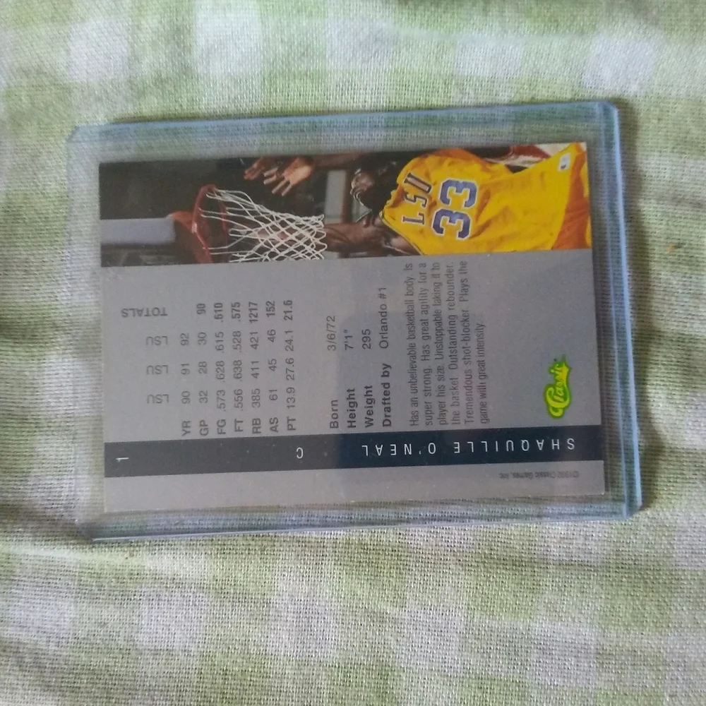 Shaq Classic Rookie 2 Card Lot