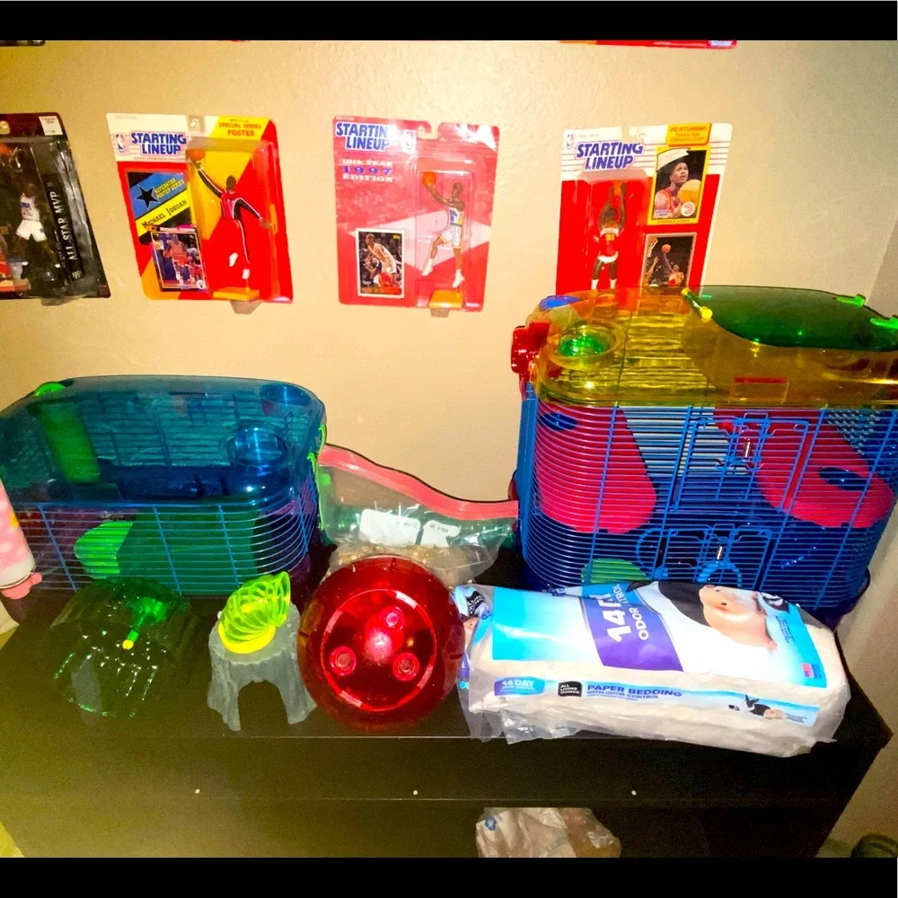 2 hamster cages plus extras for sale!
