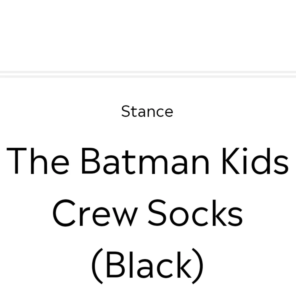 Stance nwt kid