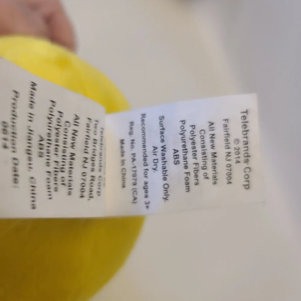 Ball Pet Yellow Dog Transforming Plush Stuffed Animal Toy 2014