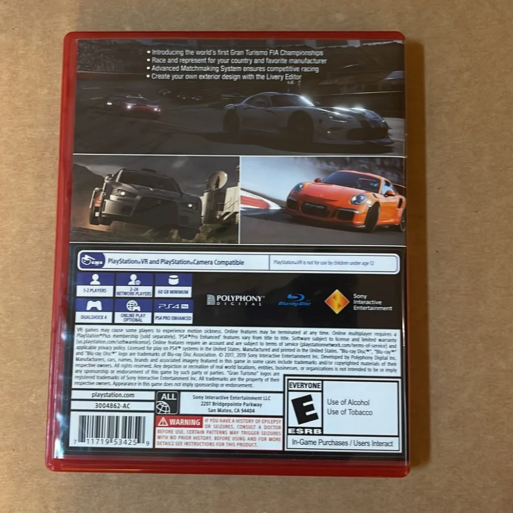Gran Turismo Driving simulator game