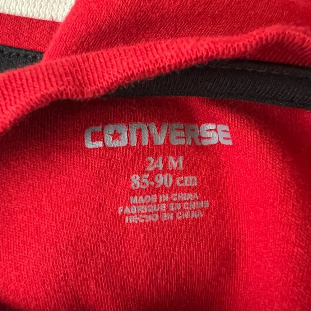 Converse baby onesie