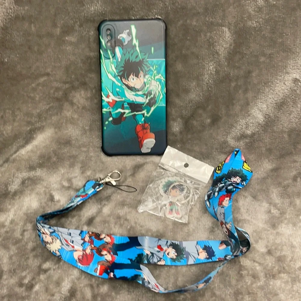 NEW iPhone XSMAX My Hero Academia Phone Case Bundle