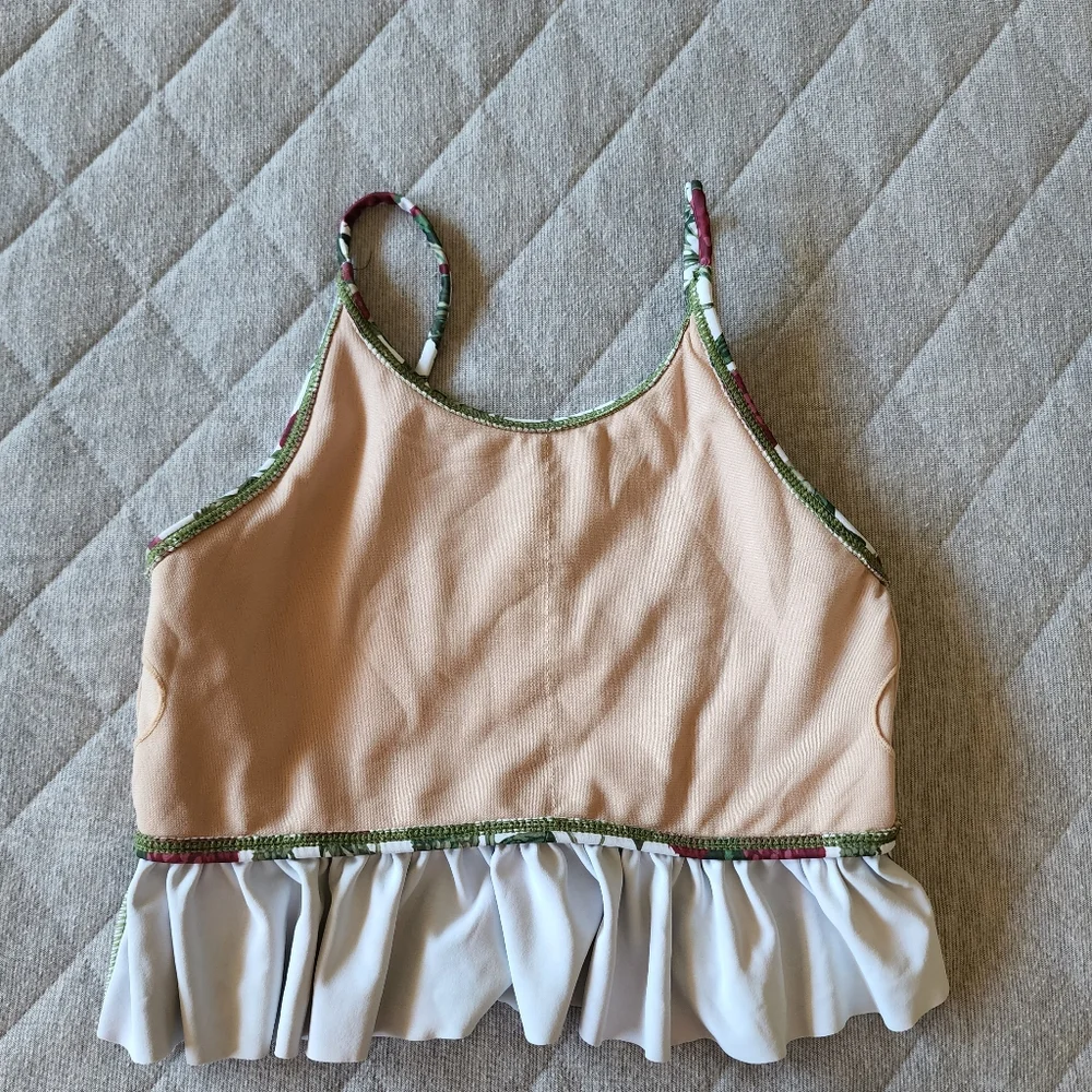 Kortni Jeane Girls Raspberry Peplum Top 10/11