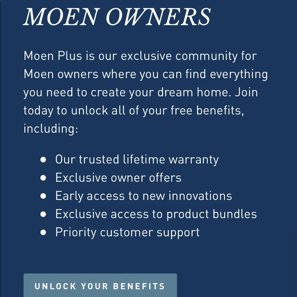 Moen brand smoking average