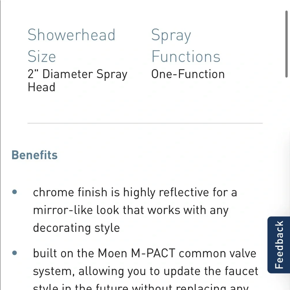 Moen product non original