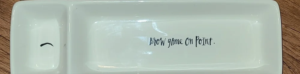 Rae Dunn by Magenta Brow Game On Point Dish