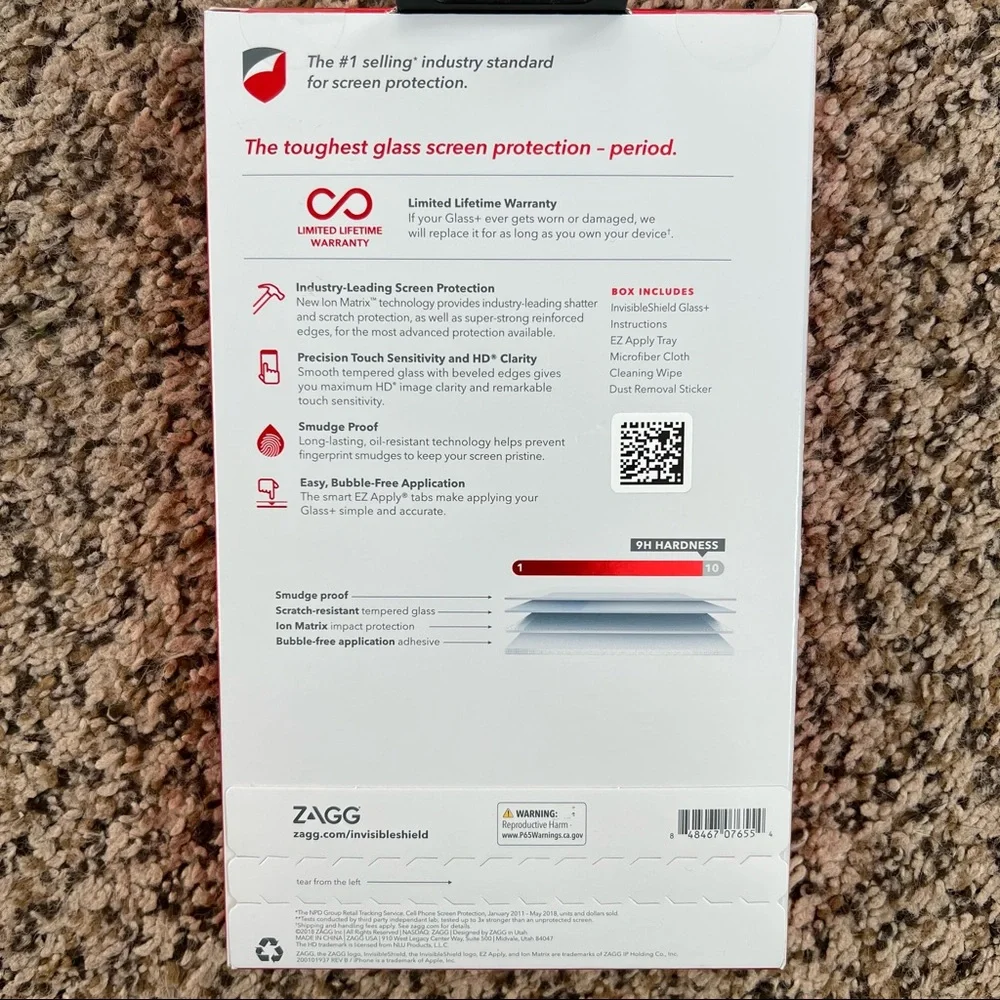 ZAGG invisibleshield glass+