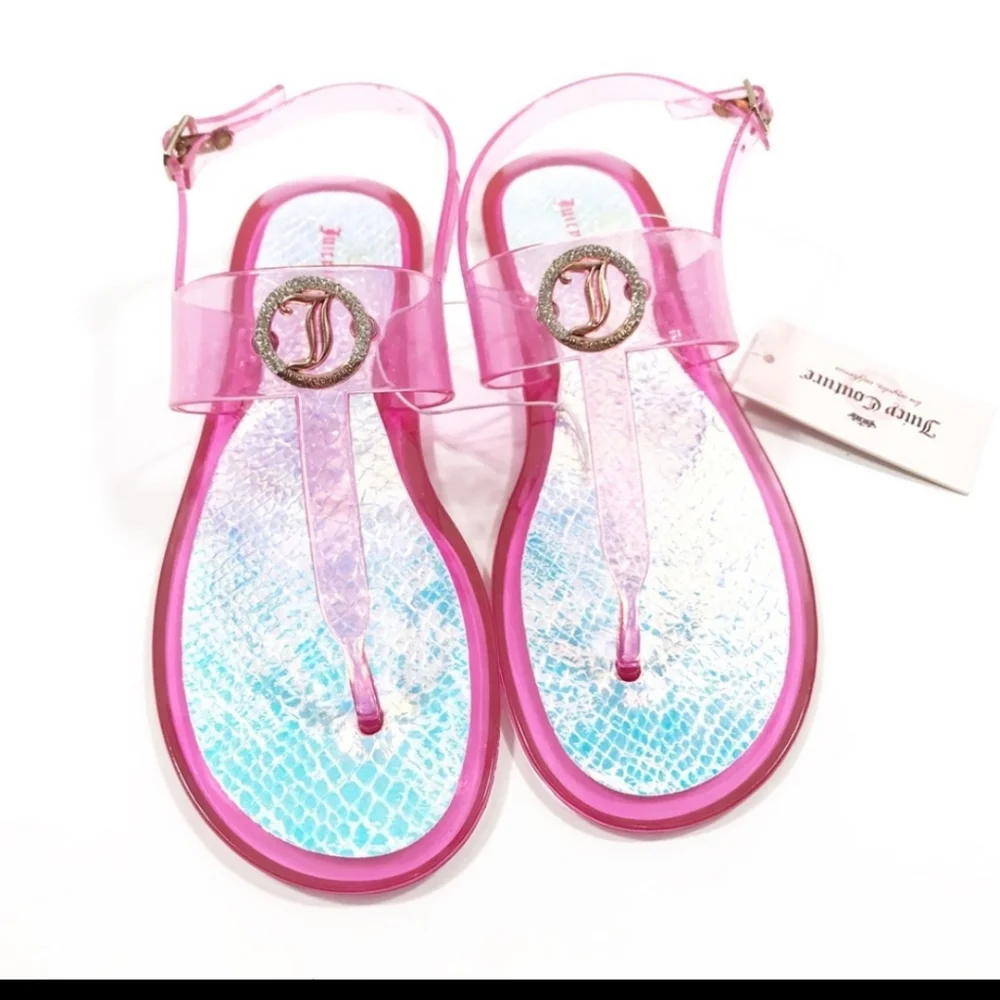 Juicy Couture T-strap jelly sandals