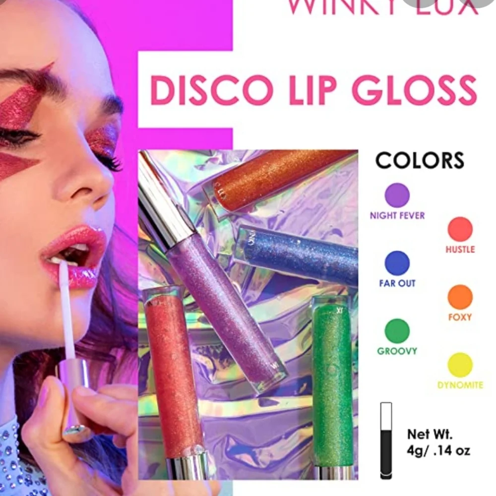 FOXY Winky Lux MINI DISCONTINUED Disco Gloss NWT